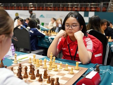 Berawal dari kelas online, Hillary Rooca Theng sukses menjadi pecatur putri U-11 peringkat ketiga dunia.(Foto: Hillary Rooca Theng)