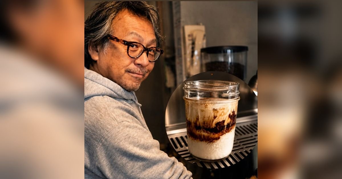 Kisah dirty latte.(Foto IG Katsuyuki Tanaka)