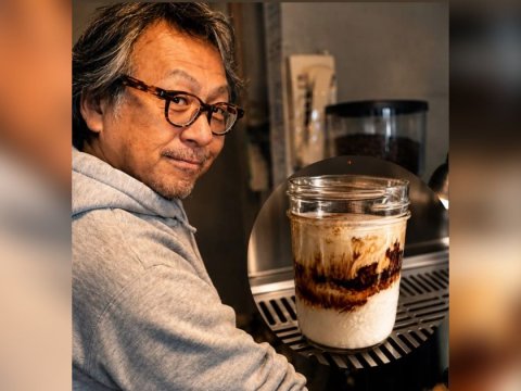 Kisah dirty latte.(Foto IG Katsuyuki Tanaka)