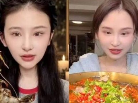 Ganfan Yingying, kreator mukbang asal Tiongkok.
